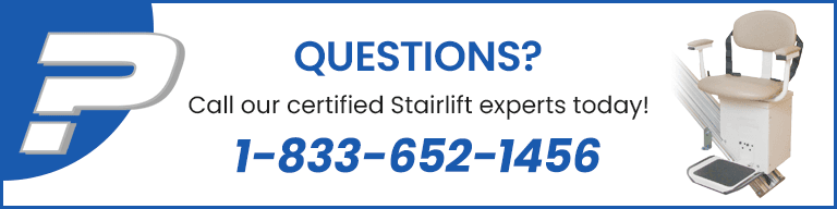 call our certified stair lift experts today at 833-652-1456 with any questions